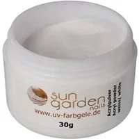 Sun Garden Nails UV-Gel Acryl Pulver weiß 30g - Acrylnägel Puder