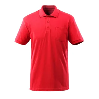 MASCOT Herren Orgon Polo-Shirt mit Brusttasche CROSSOVER Verkehrsrot S - 51586-968-202-S