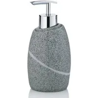 kela Seifenspender Talus, Natursteinoptik, 300 ml, leicht zu befüllen