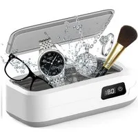 POPOLIC Ultraschallreiniger Ultraschallreinigungsgerät,Ultraschallgerät mit digitalem Timer, 640ml,Ultraschall Reinigungsgerät,Ultraschallreinigungsgerät Brille