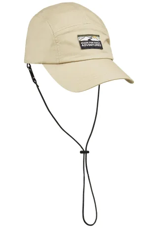 camel active - 5-Panel-Cap aus reiner Baumwolle beige - Gr. - OS
