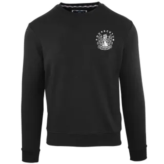 Aquascutum – Aldis – Schwarzes Sweatshirt mit Brustlogo