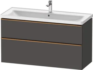 Duravit D-Neo Waschtischunterbau wandhängend Graphit Matt 1184x452x625 mm - DE4391004490000 DE4391004490000