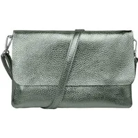 Caspar Clutch Abendtasche Damen Leder Handtasche - CLASSIC LINE - Modell No.835, leicht, elegant & unempfindlich - 100% Echtleder - Handmade in Italy