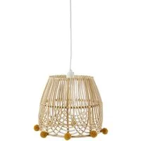 vertbaudet Lampenschirm Kinderzimmer Lampenschirm aus Rattan BOHO, Befestigungsset separat erhältlich