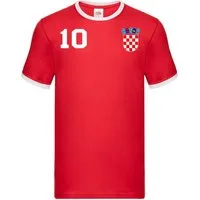 Blondie & Brownie T-Shirt Herren Kroatien Hrvatska Sport Trikot Fußball Meister WM Europa EM