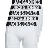 Jack & Jones Boxershorts Solid (5-St., 5er Pack) gute Passform durch elastische Baumwollqualität
