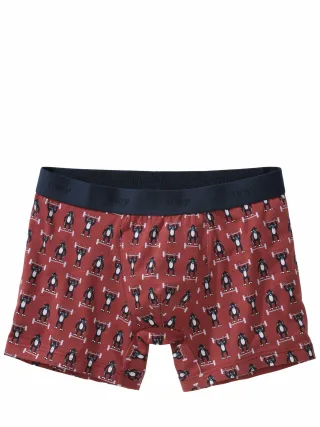 Mey Herren Long Shorty Athletic Monkey Rot 94 % Baumwolle, 6 % Elasthan