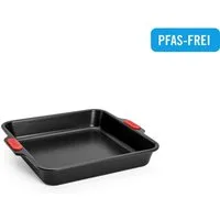 WOLL Backform Woll Let's bake! Kuchenform, viereckig, 28x28 cm, (1-tlg), mit Antihaftversiegelung und integrierten Silikongriffen, PFAS-Frei