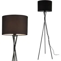 lux.pro Stehlampe, ohne Leuchtmittel, »Grenoble« Stehleuchte 154cm Dreifuß Schwarz