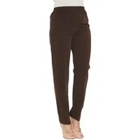 SYS Anzughose Schlupfhose Bügelfalte Business Style basic Anzughose Stoffhose mit Bügelfalte
