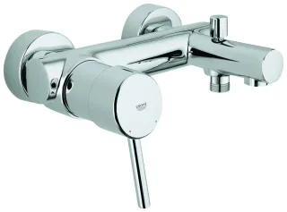 GROHE EH-Wannenbatterie Concetto 32211 für Wandmontage eigensicher chrom 32211001