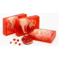 Nesbel - Spüren Sie die Reinheit? Handseife Granatapfel, Glycerin Hand-und Dusch Seife mit Ziegenmilch 100g