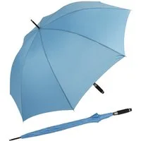 doppler® Stockregenschirm XXL Golfschirm, Partnerschirm für Damen und Herren, groß und stabil, uni-Sommerfarben - blau