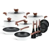 Edenberg Topf-Set Stylische Töpfe in 5 Farben – Modernes Design & Hervorragende Qualität, Keramik, Aluminiumguss, Edelstahl (Verleihen Sie Ihrer Küche neuen Glanz und genießen Sie jeden Kochmoment mit einem Topfset, das Stil, Qualität und Alltagstaug