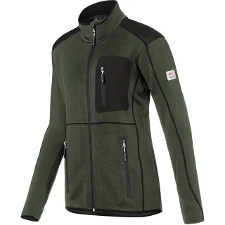 KÜBLER WEATHER Strickjacke Damen oliv/schwarz M - 1444 6339-6699-M