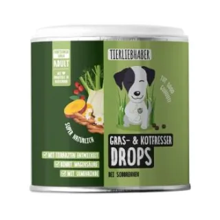 Tierliebhaber Gras- & Kotfresser Drops für Hunde 350g