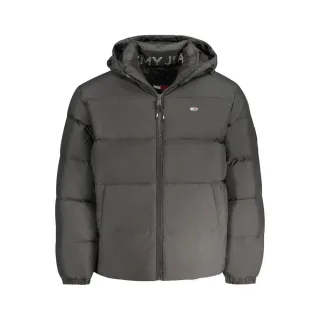 Tommy Hilfiger schwarze Polyester Herrenjacke