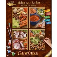 Schipper Malen nach Zahlen Meisterklasse Quattro - Gewürze, Made in Germany