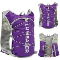 Blusmart Trinkrucksack Trinkrucksack Laufweste Trailrunning Rucksack Damen Herren (Ultraleicht, Wasserdicht, Reflektierend Lauf Weste), Für Sport Radfahren Klettern Wandern Trail Marathon