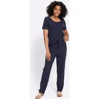 Sieh an! Jumpsuit Jumpsuit Kurzarm Innenbeinlänge ca.71 cm