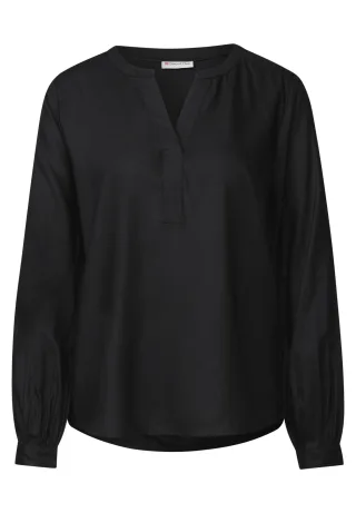 Street One - Split Neck Tunika Black - Gr. - 40