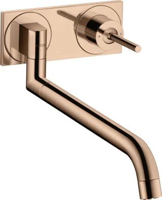Hansgrohe Spültischmischer Unterputz Axor Uno 2 Polished Red Gold 38815300