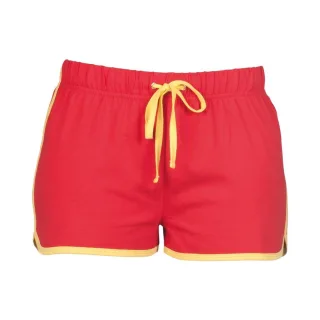 SF Women - Shorts für Damen (Rot/Gelb)