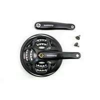 Shimano Fahrradkurbel Shimano Fahrrad Kurbel Garnitur ALTUS FC-M311 48-38-28 Zähne Vierkant