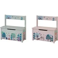 Livarno home Truhenbank Spielzeugtruhe mit Stauraum & Sicherheitsschließfunktion, 60 kg belastbar & robust & viel Stauraum