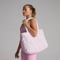 MP Gesteppte Tote-Tasche mit Polsterung – Rosa