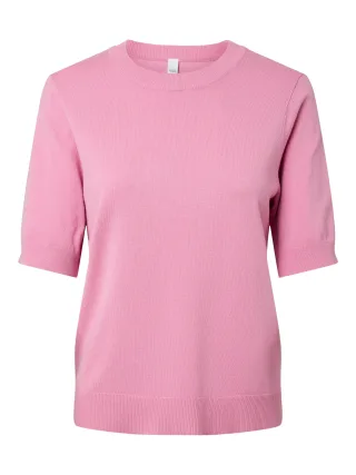 Y.A.S - YASLENA SS KNIT PULLOVER S. NOOS Moonlite Mauve - Gr. - L