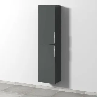 Sanipa 3way Hochschrank mit 2 Türen, Anthrazit-Matt UM09422