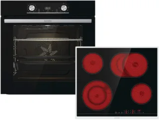 GORENJE Backofen-Set "BOSX6737E06BG" mit 1-fach-Teleskopauszug AirFry-Funktion