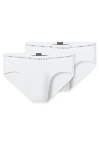 SCHIESSER - 2PACK Rio-Slip weiss - Gr. - 5