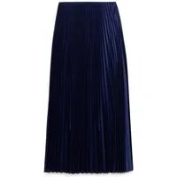 touche prive Zipfelrock Elastisch Taille Maxi Faltenrock Damen, Elegant Plissierte Rock