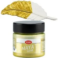 Viva Decor Acrylfarbe ViVA DECOR Maya Gold 45ml - Alt-Gold