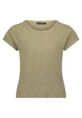 Betty Barclay - Strukturshirt Soft Olive - Gr. - 48