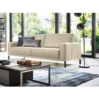 Home affaire 2,5-Sitzer Apiro, 2,5-Sitzer – Premium-Komfort für dein Zuhause, auch mit motorischem Sitzvorzug, Breite 218cm, Dickleder, Federkern