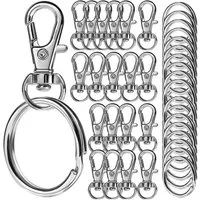 FELIXLEO Karabiner Karabiner Schlüsselanhänger, Karabinerhaken Klein, (40 St)