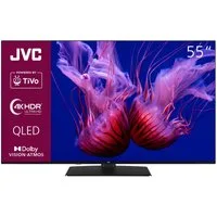 JVC LT-55VUQ3455 QLED-Fernseher (139 cm/55 Zoll, 4K Ultra HD, Smart TV powered by TiVo, Smart TV powered by TiVo, HDR Dolby Vision, Triple-Tuner, 6 Monate HD)