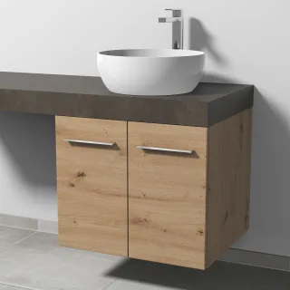 Sanipa Waschtischunterbau mit Türen 2morrow (G2361) 510x600x520 Eiche-Natural-Touch, G236185 G236185