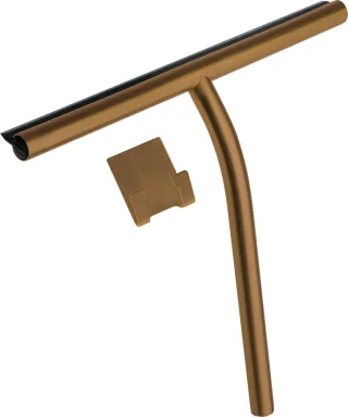 Neuesbad Serie 600 Dusche Abzieher mit Haken mit 3M Band, Bronze gebürstet NB1DEADIC31K1