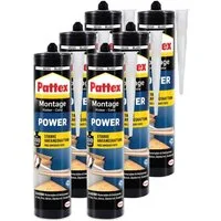 Pattex Montagekleber Pattex Montage Power 370 g - 6 Stück