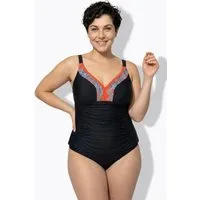 Ulla Popken Soft-BH Tankini Raffung Zierborte Softcups