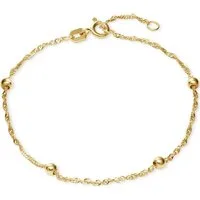 FAVS Silberarmband FAVS Damen-Armband 375er Gelbgold
