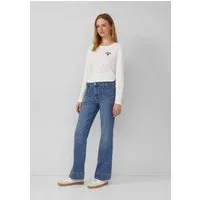 s.Oliver Bootcut-Jeans Jeans-Hose Jeans / Regular Fit / Mid Rise / Flared Leg / aufgesetzte Taschen