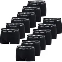 Jack & Jones Boxershorts Herren Retroshorts JACJEANS TRUNKS 12er Pack Regular Fit (Vorteilspack, 12-St) Unterhosen mit Stretch