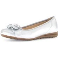 Gabor FLORENZ Ballerina, Keilabsatz, Businessschuh, Halbschuh, Schlupfschuh mit Zierkette