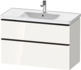 Duravit D-Neo Waschtischunterbau wandhängend Weiß Hochglanz 984x452x625 mm - DE43560BD220000 DE43560BD220000
